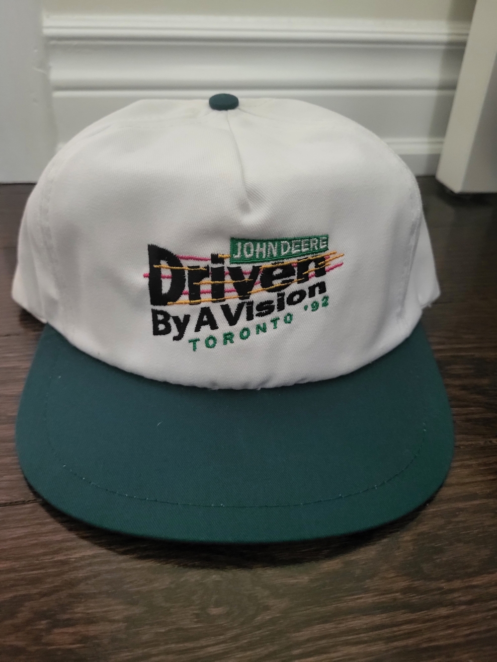 Vintage John Deere Driven By A Vision Toronto '92 Snapback Hat
